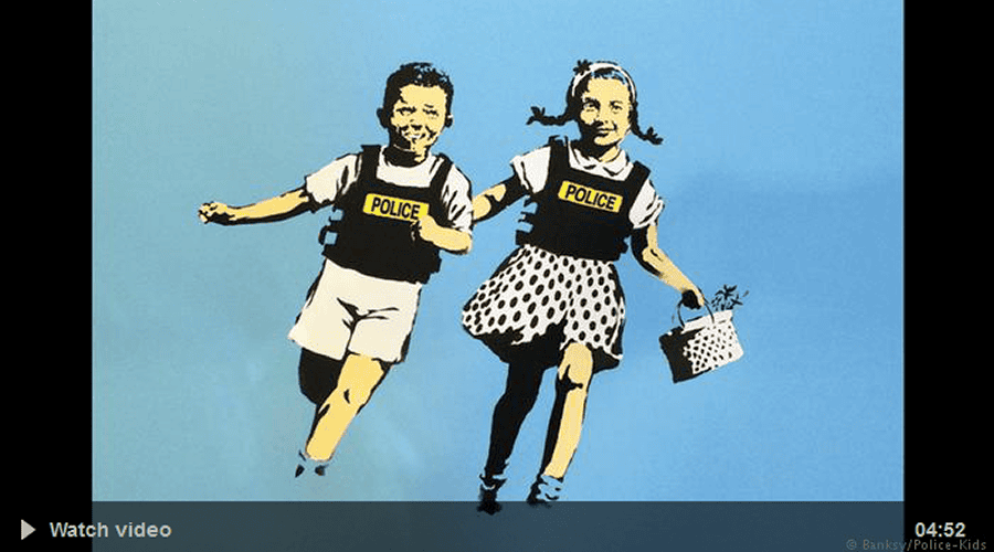 Bild von BANKSY Deutsche Welle April 2016