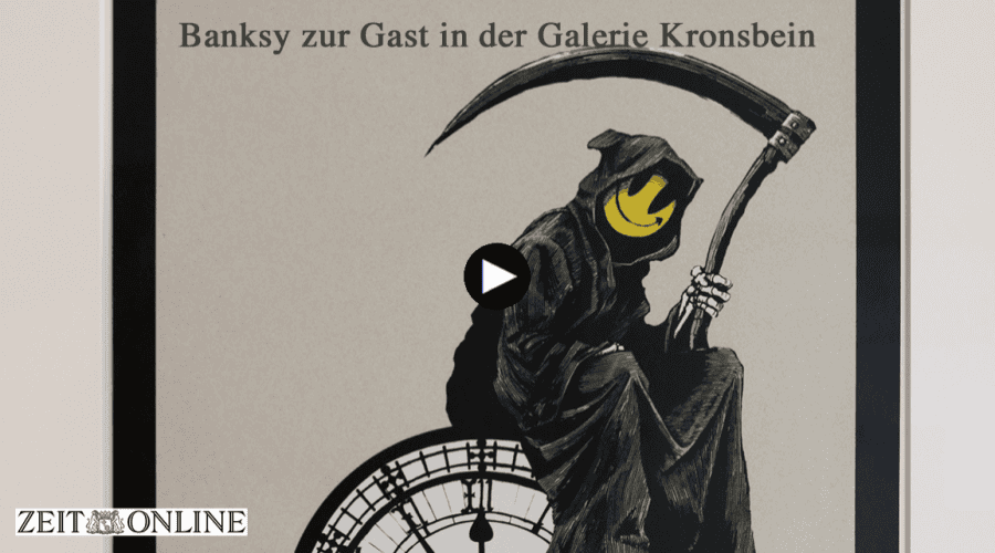 Bild von BANKSY Die Zeit April 2016